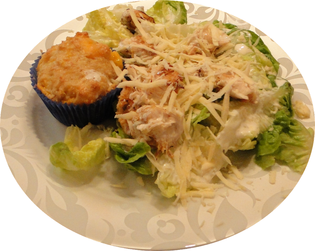 Biscuits do Red Lobster & Caesar’s Salad Chicken